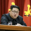 Nhà lãnh đạo Triều Tiên Kim Jong-un phát biểu tại một hội nghị của Đảng Lao động Triều Tiên ở Bình Nhưỡng. (Nguồn: EPA/TTXVN)