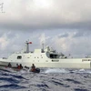 Tàu đổ bộ của quân đội Trung Quốc. (Nguồn: english.cri.cn)