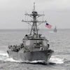 Tàu khu trục USS Lassen của Mỹ tiến hành tuần tra ở khu vực Biển Đông. (Nguồn: Reuters)