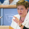 Ủy viên châu Âu phụ trách ngân sách và nguồn nhân lực Kristalina Georgieva. (Nguồn: euractiv.com)