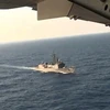 Hoạt động tìm kiếm chiếc máy bay của EgyptAir vẫn đang được tiến hành trên biển Địa Trung Hải. (Nguồn: AP)
