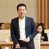 Bộ trưởng Bộ Thông tin và Truyền thông Nguyễn Mạnh Hùng phát biểu. (Ảnh: Doãn Tấn/TTXVN)