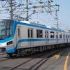 Đoàn tàu của tuyến metro Bến Thành-Suối Tiên được kiểm tra kỹ thuật tại Nhật Bản. (Ảnh: MAUR/TTXVN phát)