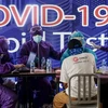 Một điểm xét nghiệm COVID-19 tại Jakarta, Indonesia, ngày 8/6/2020. (Ảnh: THX/TTXVN)
