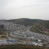 Khu định cư Do Thái ở Givat Zeev, gần thành phố Ramallah ở Khu Bờ Tây do Israel chiếm đóng ngày 13/5/2020. (Ảnh: AFP/TTXVN)