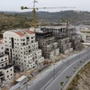 Khu định cư Givat Zeev của Israel ở gần thành phố Ramallah, Bờ Tây ngày 13/5/2020. (Ảnh: AFP/TTXVN)