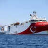 Tàu nghiên cứu khoa học Oruc Reis của Thổ Nhĩ Kỳ. (Nguồn: Anadolu)
