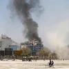 Khói bốc lên sau một vụ tấn công bằng rocket vào thủ đô Kabul, Afghanistan. (Nguồn: Reuters)