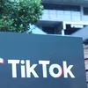 Biểu tượng TikTok tại văn phòng ở thành phố Culver, Los Angeles, Mỹ, ngày 21/8/2020. (Ảnh: THX/TTXVN)
