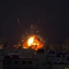 Hamas phóng tên lửa, Israel điều máy bay không kích Dải Gaza