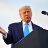 Tổng thống Mỹ Donald Trump phát biểu trong cuộc vận động tranh cử ở thành phố Latrobe, bang Pennsylvania ngày 3/9/2020. (Ảnh: AFP/TTXVN)