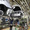 Dây chuyền lắp ráp tại nhà máy sản xuất ôtô Motomachi của Toyota tại Nhật Bản. (Nguồn: Toyota)