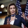 Chủ tịch Hạ viện Mỹ Nancy Pelosi phát biểu tại cuộc họp báo ở Washington, DC ngày 10/9/2020. (Ảnh: THX/TTXVN)