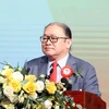 Ông Thào Xuân Sùng, Chủ tịch Hội Nông dân Việt Nam phát biểu. (Ảnh: Thống Nhất/TTXVN)
