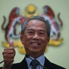 Thủ tướng Malaysia Muhyiddin Yassin phát biểu tại một cuộc họp ở Putrajaya ngày 9/3/2020. (Ảnh: AFP/TTXVN)