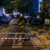 Binh sỹ Pháp bảo vệ hiện trường vụ tấn công bằng súng tại Lyon. (Nguồn: AFP)