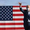 Ứng viên Tổng thống Mỹ của đảng Dân chủ Joe Biden vận động tranh cử tại Dallas, bang Pennsylvania ngày 24/10/2020. (Ảnh: AFP/TTXVN)