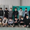 22 công dân Trung Quốc nhập cảnh trái phép bị công an tỉnh Cao Bằng phát hiện, bắt giữ. (Ảnh: TTXVN phát)