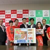 Fukushima phát hành tem kỷ niệm “thành phố chủ nhà” của đoàn Việt Nam