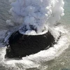 Nhật Bản phát hiện một hòn đảo mới do núi lửa ngầm phun trào 