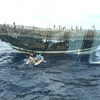 Tàu SAR 412 kịp thời ứng cứu ngư dân đột quỵ trên biển Trường Sa