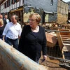 Thủ tướng Đức Merkel tới vùng lũ nhằm lấy lại hình ảnh cho CDU/CSU