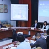 Thứ trưởng Ngoại giao Phạm Quang Hiệu và các đại biểu dự hội thảo. (Ảnh: Lâm Khánh/TTXVN)
