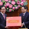 Hình ảnh Thủ tướng Phạm Minh Chính tiếp Tổng Giám đốc Samsung Việt Nam