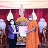 Trưởng Ban Dân vận Trung ương chúc Tết cổ truyền đồng bào Khmer