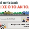 [Infographics] Một số nguyên tắc "vàng" giúp tài xế lái xe ôtô an toàn