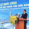 Hải Phòng khởi công xây dựng cầu Bến Rừng nối với Quảng Ninh