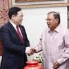 Chủ tịch Quốc hội thăm nguyên Tổng Bí thư, Chủ tịch nước Lào Vorachith