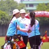 Đội tuyển Bắn cung Việt Nam giành HCB nội dung cung 3 dây đồng đội nữ
