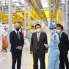 Tổng thống Mỹ và Hàn Quốc thăm nhà máy sản xuất chip của Samsung