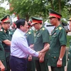 [Photo] Thủ tướng Phạm Minh Chính thăm Bộ Chỉ huy Quân sự tỉnh Đắk Lắk