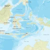 Động đất có độ lớn 6,1 làm rung chuyển khu vực Papua ở Indonesia