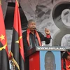 Tổng thống Angola Joao Lourenco phát biểu trong cuộc vận động tranh cử ở Luanda, ngày 20/8/2022. (Ảnh: AFP/TTXVN)