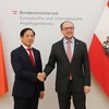 Bộ trưởng Ngoại giao Bùi Thanh Sơn thăm chính thức Cộng hòa Áo