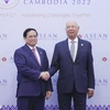 Thủ tướng Phạm Minh Chính tiếp Chủ tịch Diễn đàn Kinh tế thế giới