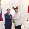 [Photo] Chủ tịch Quốc hội hội đàm với Chủ tịch Thượng viện Philippines