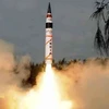 Ấn Độ phóng thành công tên lửa đạn đạo có thể mang đầu đạn hạt nhân