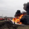 Hỏa hoạn tại kho chứa dầu ở miền Tây nước Nga, giáp với Ukraine