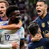 Tứ kết World Cup 2022: Anh và Pháp đối đầu trong trận chung kết sớm