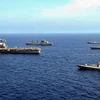 Ấn Độ-Pháp tập trận hải quân chung, diễn tập kỹ năng tác chiến