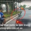 [Video] Phẫn nộ với hành vi xả rác ngay trên đường của tài xế ôtô