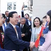 Chủ tịch nước gặp mặt cán bộ ĐSQ và cộng đồng người Việt Nam tại Anh