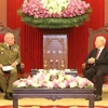 Tổng Bí thư Nguyễn Phú Trọng tiếp Bộ trưởng Lực lượng Vũ trang Cuba