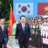 Chủ tịch nước Võ Văn Thưởng đón và hội đàm với Tổng thống Hàn Quốc