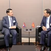 Bộ trưởng Bùi Thanh Sơn tiếp xúc quan chức cấp cao Lào, Uganda và EU