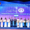 20 cá nhân nhận Giải thưởng Nữ sinh Khoa học Công nghệ Việt Nam
